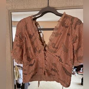 Free people sequin top